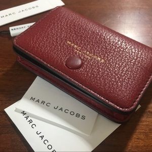 Marc Jacobs Leather Card Holder / Mini Wallet